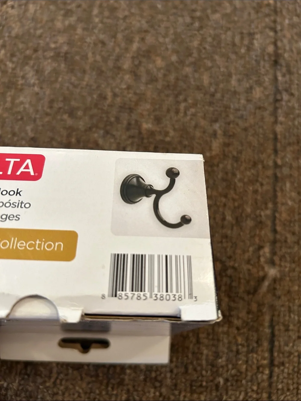 Delta Crestfield Multi-Purpose Hook Set in Venetian Bronze Finish - Black/Bronze